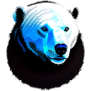 Eisbär Majestät Illustration