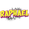 Raphael Benutzerdefinierter Name Comic-Buch-Stil Pop-Art,