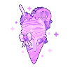 Lilac Ice Cream