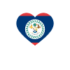 Belize Flagge Belizer