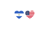 Nicaragua USA Heartbeat Flag Nicaraguan