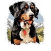 Dog Appenzeller Mountain Dog
