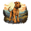 Dog Airedale Terrier