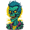 Zombie Comic Illustration