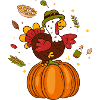 Thanksgiving Day ,Funny turkey,