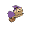 Otter Halloween Witch Kids Witches Costume