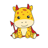 Giraffe Happy Halloween Devil Costume