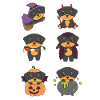 Rottweiler Halloween Devil Pumpkin Vampier Kostuum