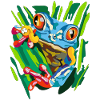 Frog and Worm