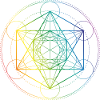 Metatrons Cube rainbow