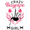Crazy Bagpipe Girl