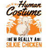 Seidenhuhn Halloween Silkie Chicken