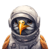 Vogel as an astronaut