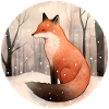 Fox in winter