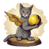 Gatto con il Golden Snitch
