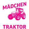 Echte Mädchen Fahren Traktor