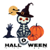Halloween Skeleton Cat