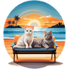 Cats on the sofa