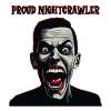 Crazy looking man, Proud Nightcrawler