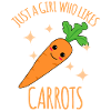 Carrot Girl Carrots