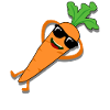 Carrot with Sunglasses Carrots