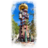 Kunterbunter Turm beim Kuchlbauer