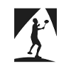 Badmintonspieler Badminton