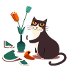 Lustige Katze