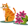 Lustiges Katzen Design