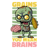 Zombie Halloween Brains
