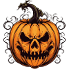 Spooky Jack-o'-lantern Halloween Design