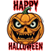 Spooky Halloween Pumpkin Mask