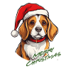 Merry Christmas Beagle
