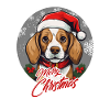Merry Christmas Beagle