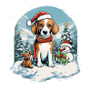 Merry Christmas Beagle