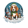 Merry Christmas Beagle
