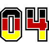 4 Number symbol Germany