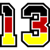 13 Symbole numérique Allemagne
