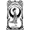 The Moon tarot card