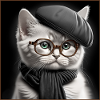 Katze mit Style