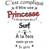 Princesse et Surf