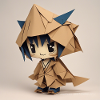 EMO Mädchen, ORIGAMI Style