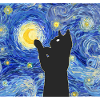 Vincent Van Gogh Cat