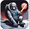 Astronaut Gorille Lightsaber