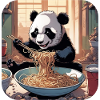 Sweet panda bear