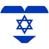 Israel Flag Heart