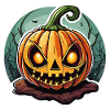 Citrouille sinistre Jack o' Lantern