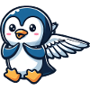 Celestial Penguin Wings
