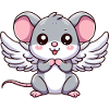 Mouse Angel Wings