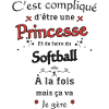 Princesse Et Softball